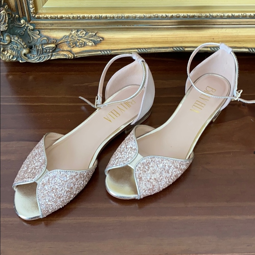 Billy Ella Rose Gold Flats